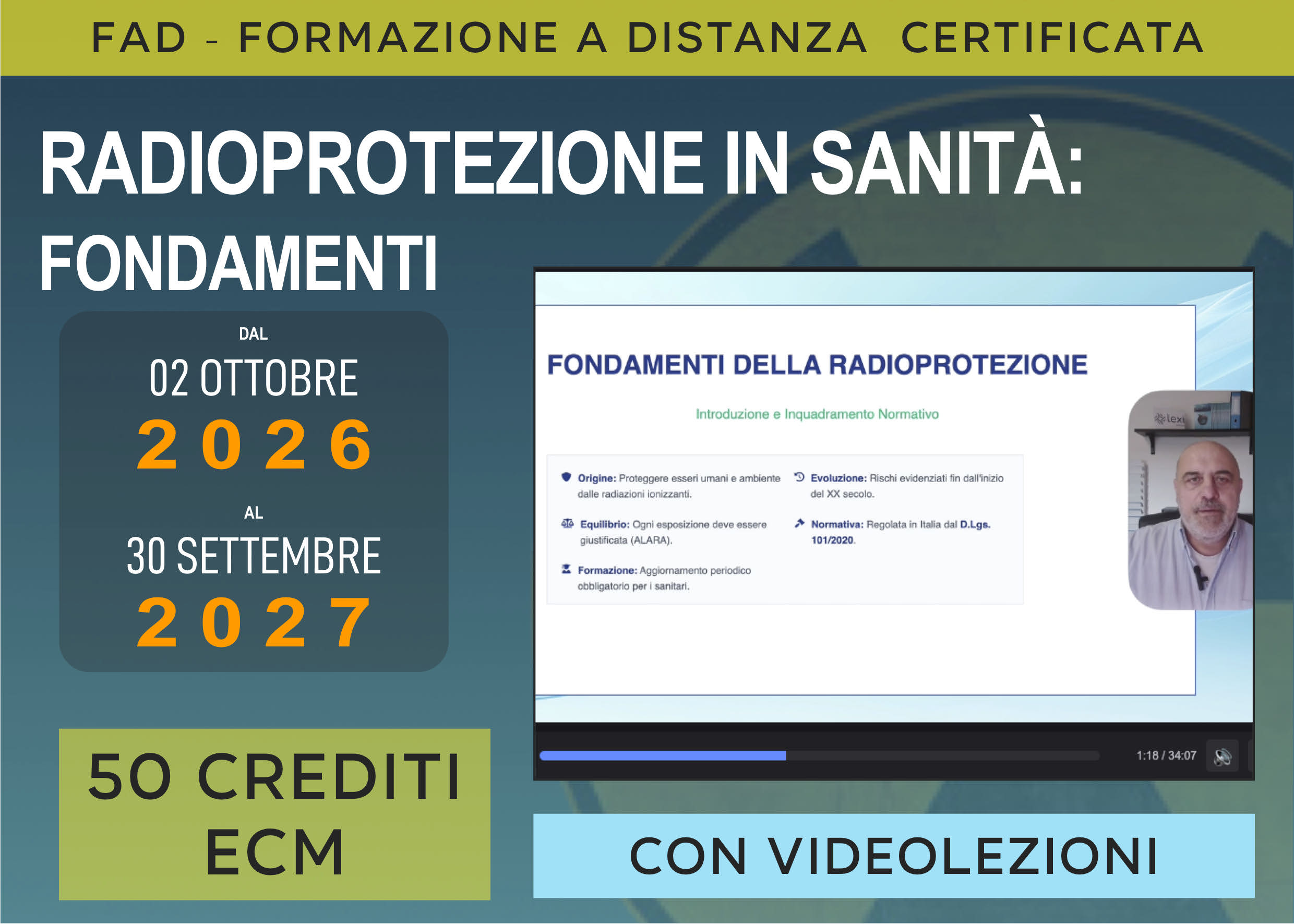 Radioprotezione in Sanità: fondamenti