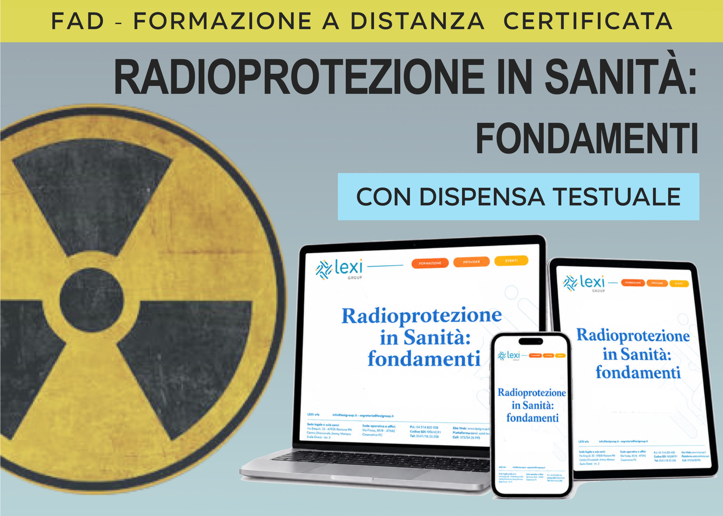 Radioprotezione in sanità: fondamenti